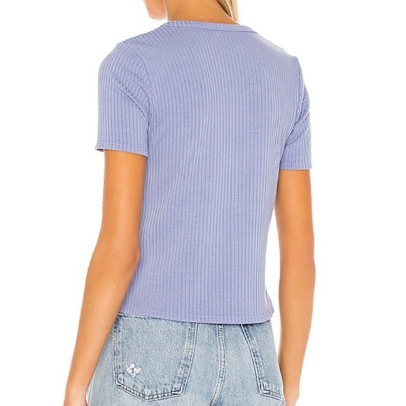 Michael Lauren Clifford Short Sleeve Tee with Side Slit Size Large - Picture 2 of 2